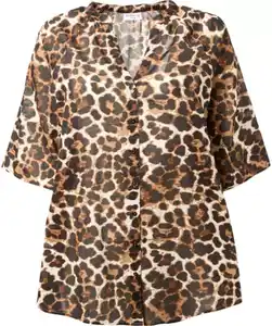 Strandtunika Leo, Leopardendruck