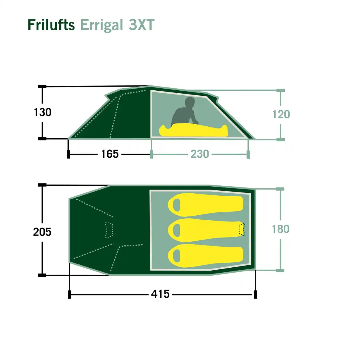 Bild 2 von ERRIGAL 3 XT - Tunnelzelt