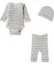 Bild 1 von Newborn Mütze + Wickelbody + Hose, hellblau