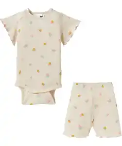 Newborn Body + Shorts, creme