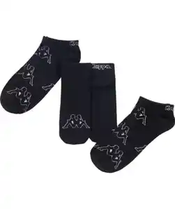 Kappa Sneakersocken, schwarz