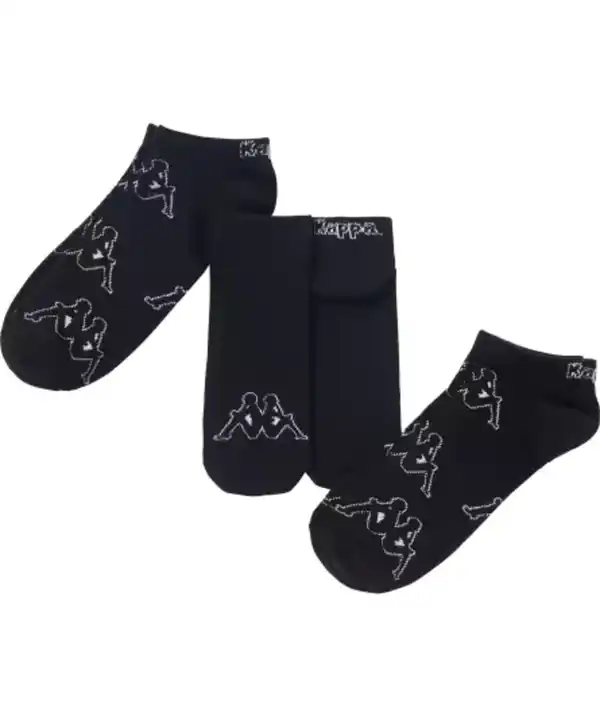 Bild 1 von Kappa Sneakersocken, schwarz