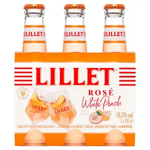 LILLET Mixgetränk 3 x 200 ml, White Peach