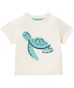 T-Shirt Schildkröte, offwhite
