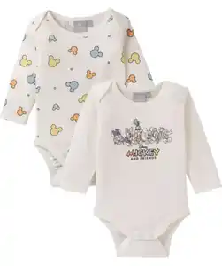Mickey and Friends Bodys, offwhite bedruckt