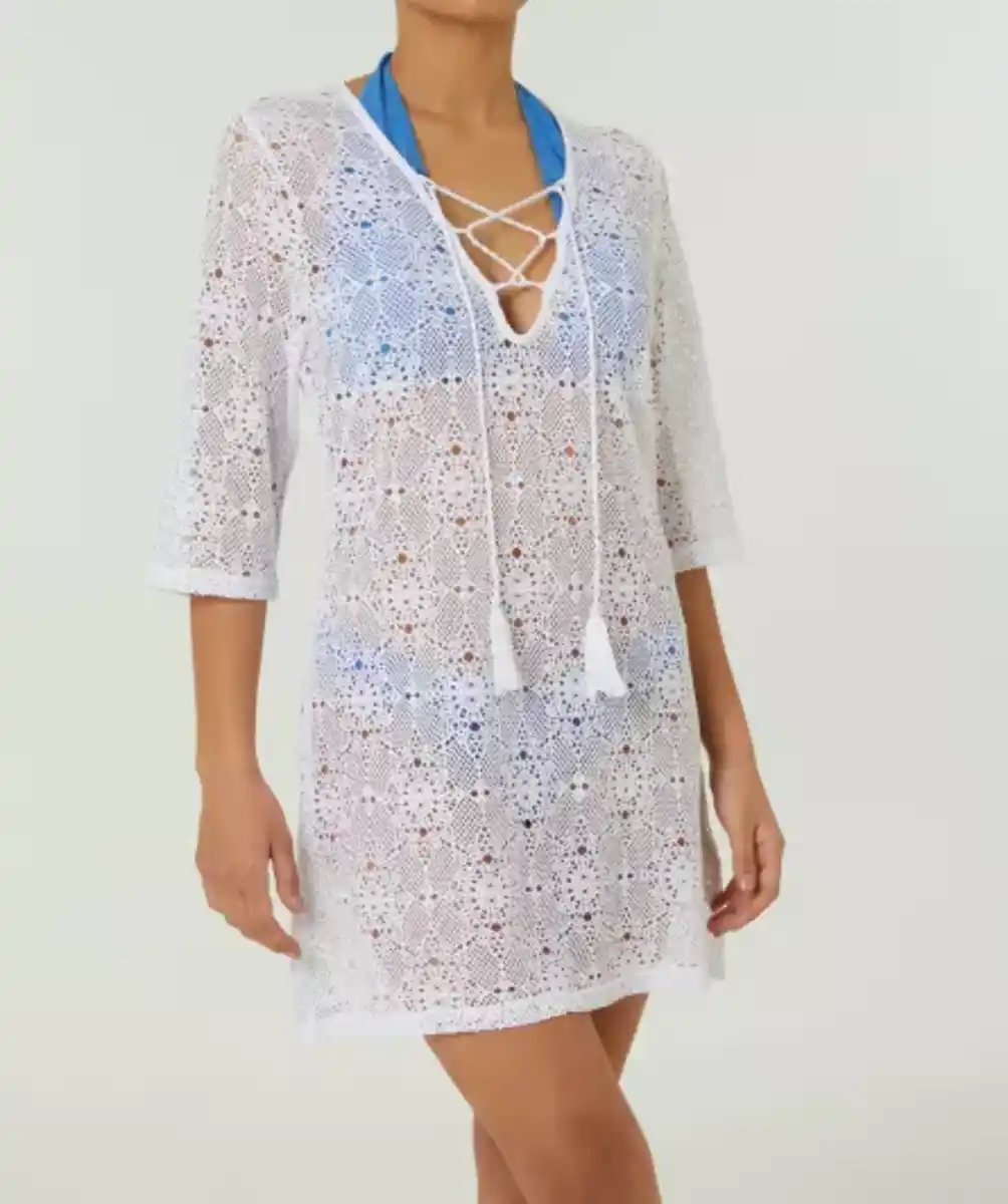 Bild 1 von Weiße Strandtunika, weiß