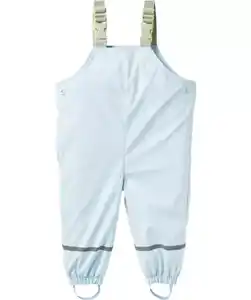 Hellblaue Regenhose mit Latz, hellblau