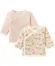 Bild 1 von Newborn Wickelshirts Blumen, rosa