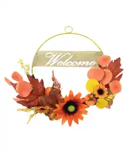 Deko-Kranz Herbst, orange