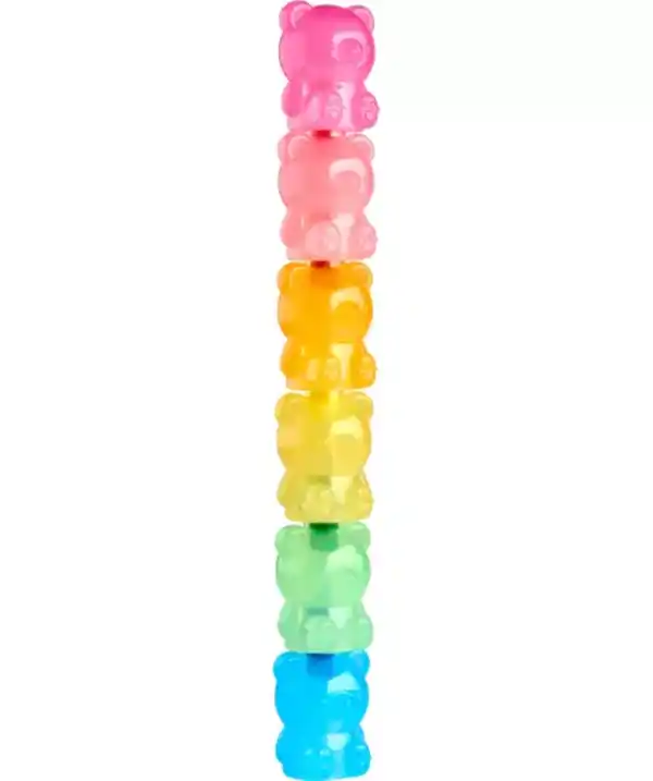 Bild 1 von Stapelbare Mini-Textmarker Teddy, bunt