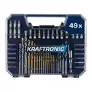 Bild 2 von KRAFTRONIC Werkzeug-Zubehör-Set, 49-teilig