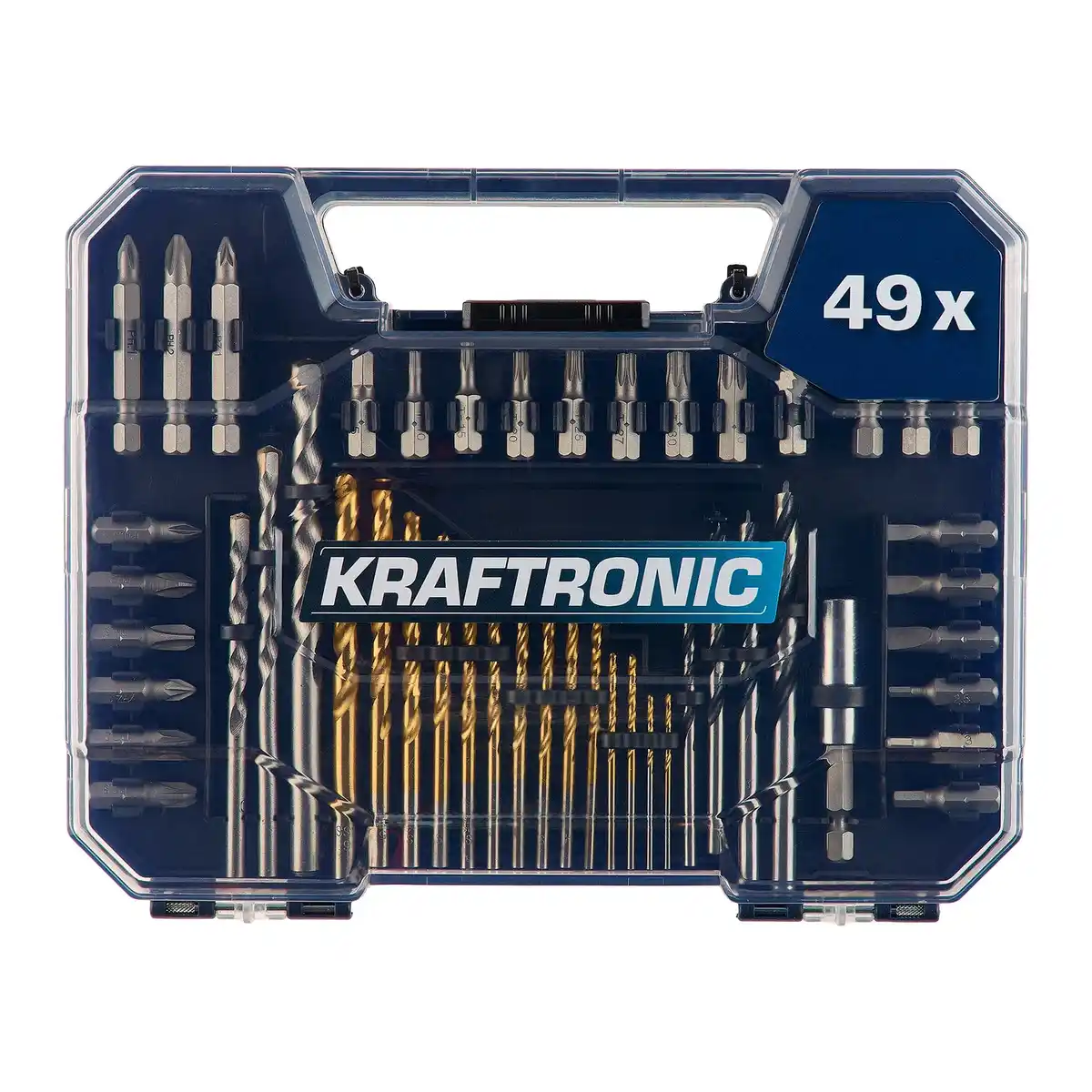 Bild 2 von KRAFTRONIC Werkzeug-Zubehör-Set, 49-teilig