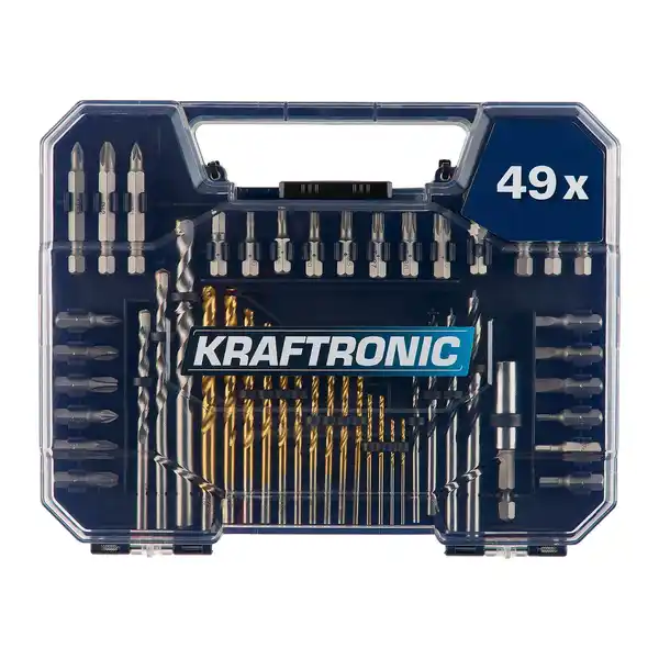 Bild 2 von KRAFTRONIC Werkzeug-Zubehör-Set, 49-teilig