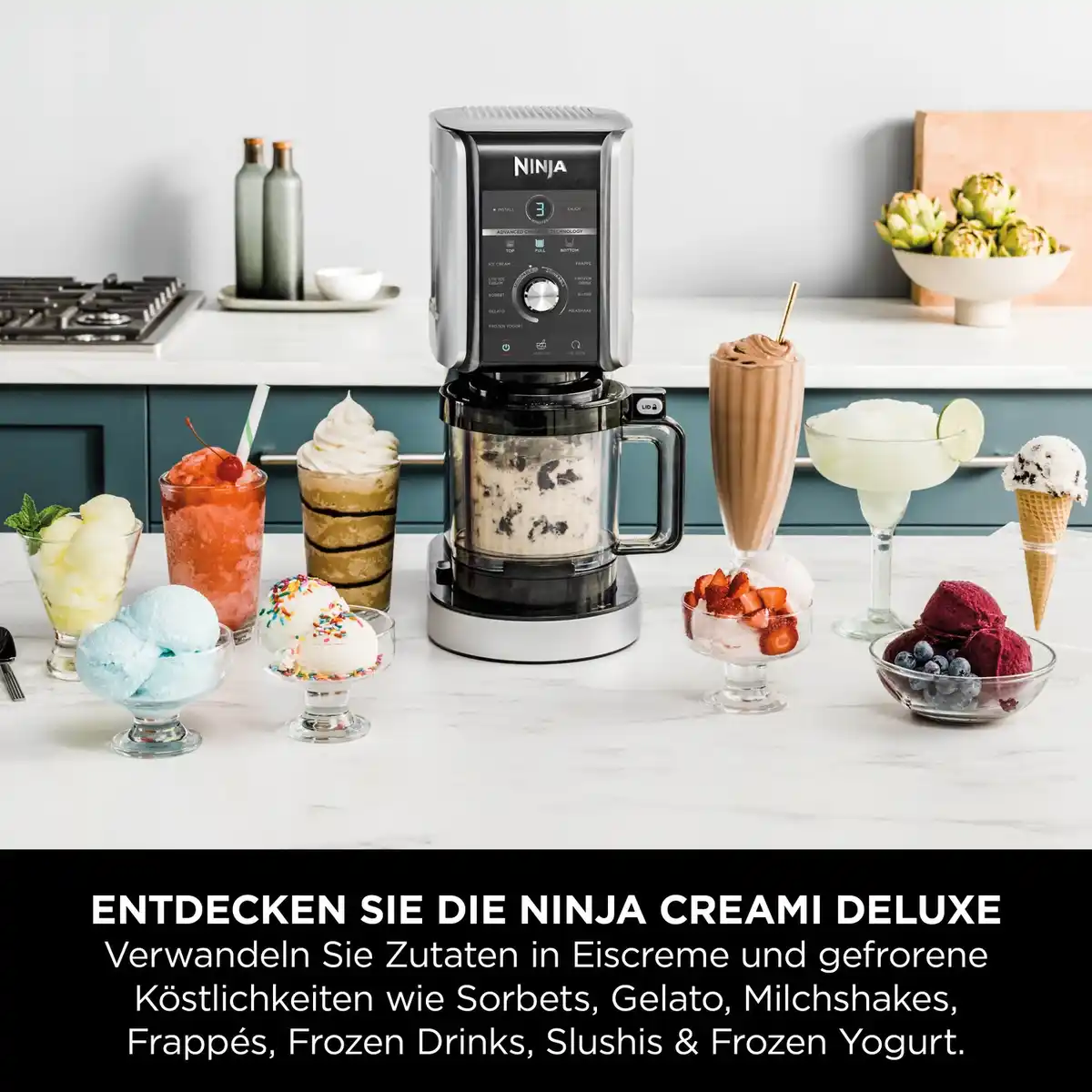 Bild 3 von Eismaschine »Ninja CREAMi Deluxe NC501 EU«, schwarz