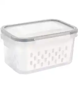 Vorratsdose mit Sieb, transparent
