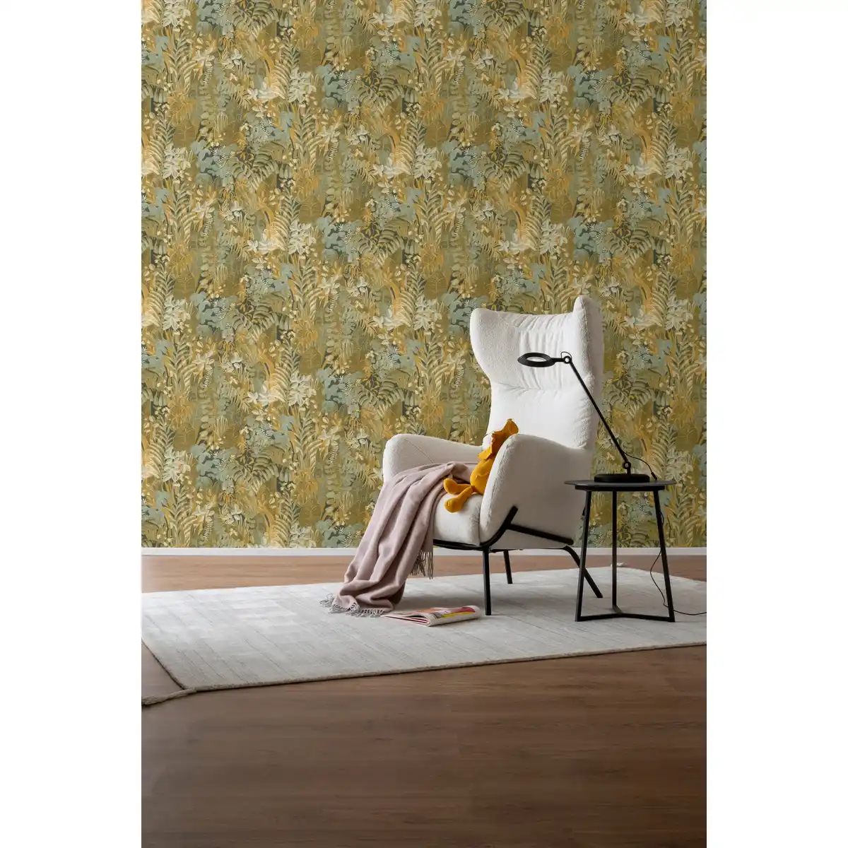 Bild 4 von Vliestapete »Schöner Wohnen«, Dschungel, LxB: 10,05 x 0,53 m, hellgrün senf