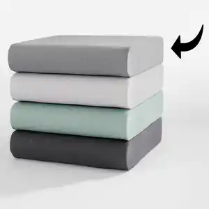 Mako-Feinjersey Topper-Spannbetttuch - ca. 90 - 100 x 200 cm