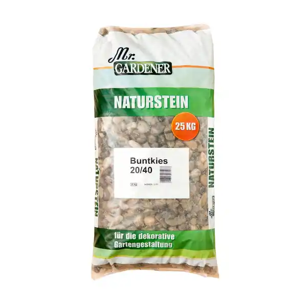 Bild 2 von Mr. GARDENER Kies, Körnung: 50 mm - 150 mm, 25 kg, beige/braun