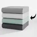 Bild 2 von Mako-Feinjersey Topper-Spannbetttuch - ca. 180 - 200 x 200 cm