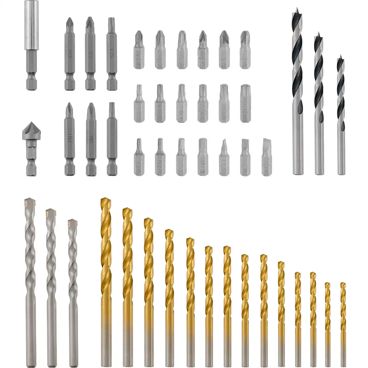Bild 3 von KRAFTRONIC Werkzeug-Zubehör-Set, 49-teilig