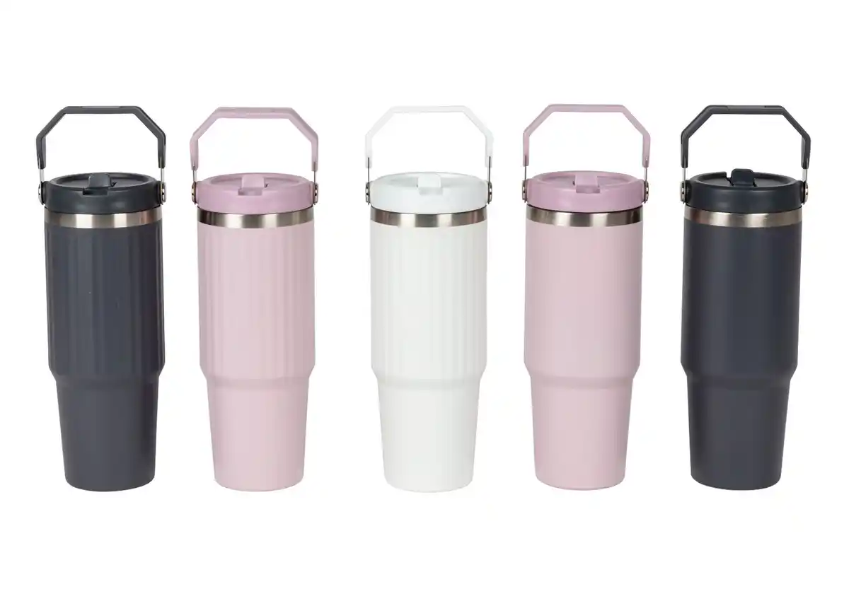 Bild 1 von Edelstahl-Isolierbecher mit Tragegriff 800ml