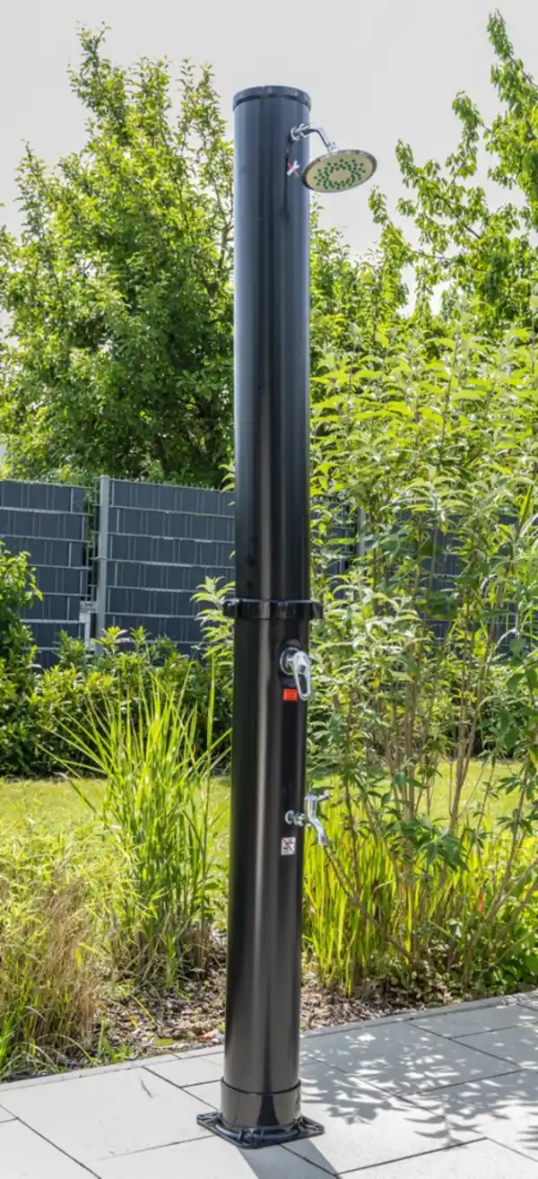 Bild 2 von Solardusche 35l, Höhe ca. 2,20 m- Schwarz