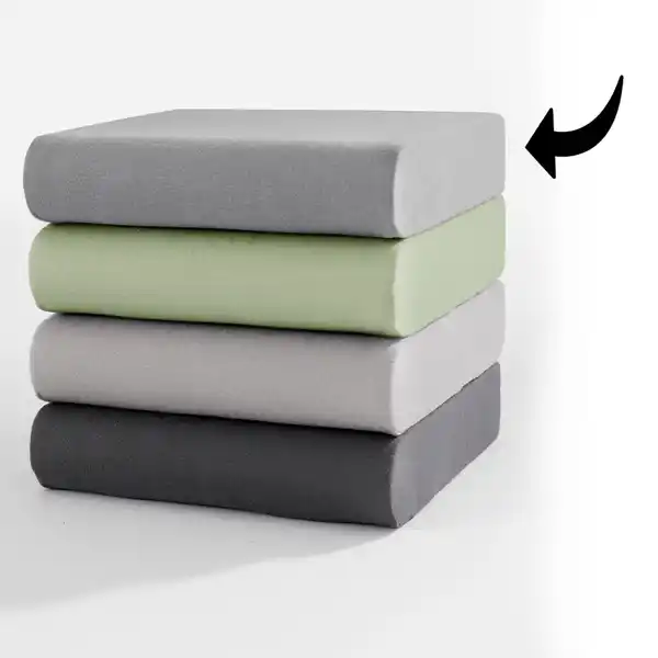 Bild 1 von Boxspringbett-Jersey-Spannbetttuch "Premium". ca. 180-200x200-220 cm + 40 cm