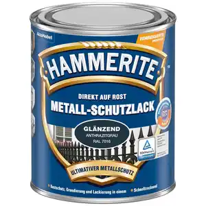 HAMMERITE Schutzlack, anthrazitgrau (RAL 7016), glänzend