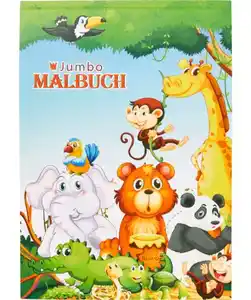 Jumbo Malbuch, bunt