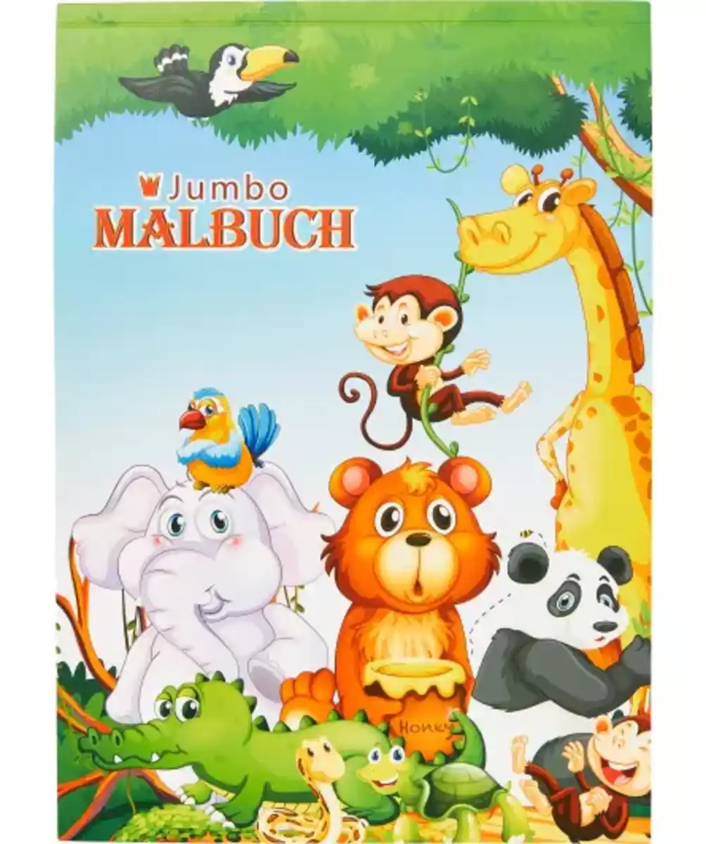Bild 1 von Jumbo Malbuch, bunt