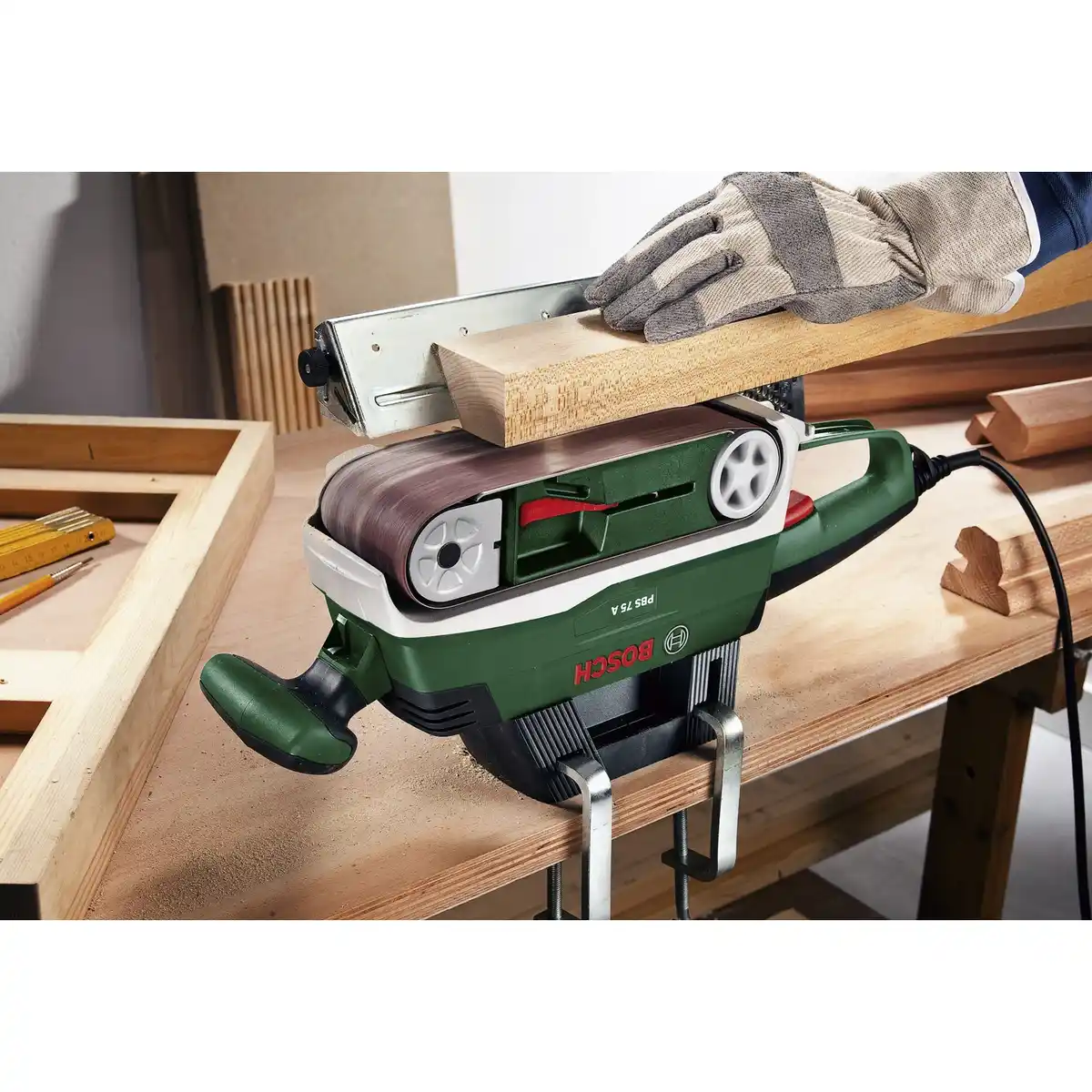 Bild 3 von BOSCH HOME & GARDEN Bandschleifer »PBS 75 A«, 710 W, Elektro, Bandgeschwindigkeit: 350 m/min