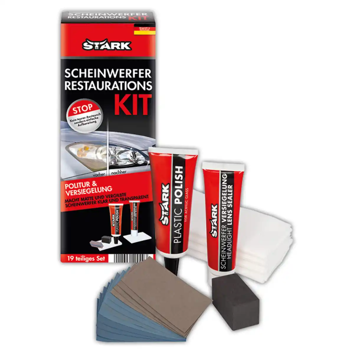 Bild 1 von Stark Scheinwerfer Restaurations Kit 19tlg.