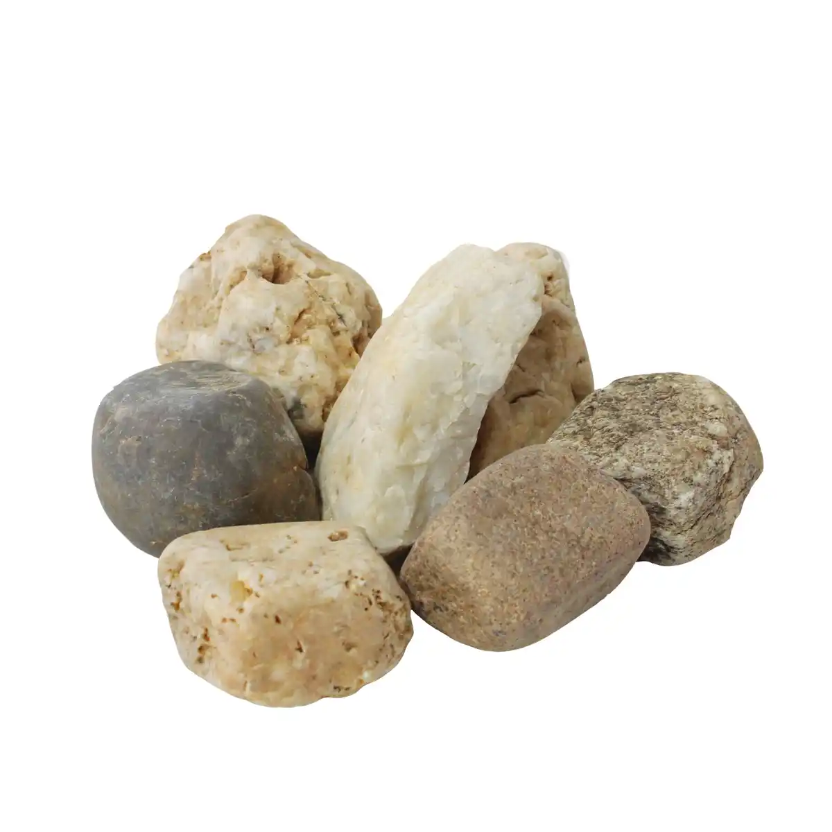 Bild 1 von Mr. GARDENER Kies, Körnung: 50 mm - 150 mm, 25 kg, beige/braun