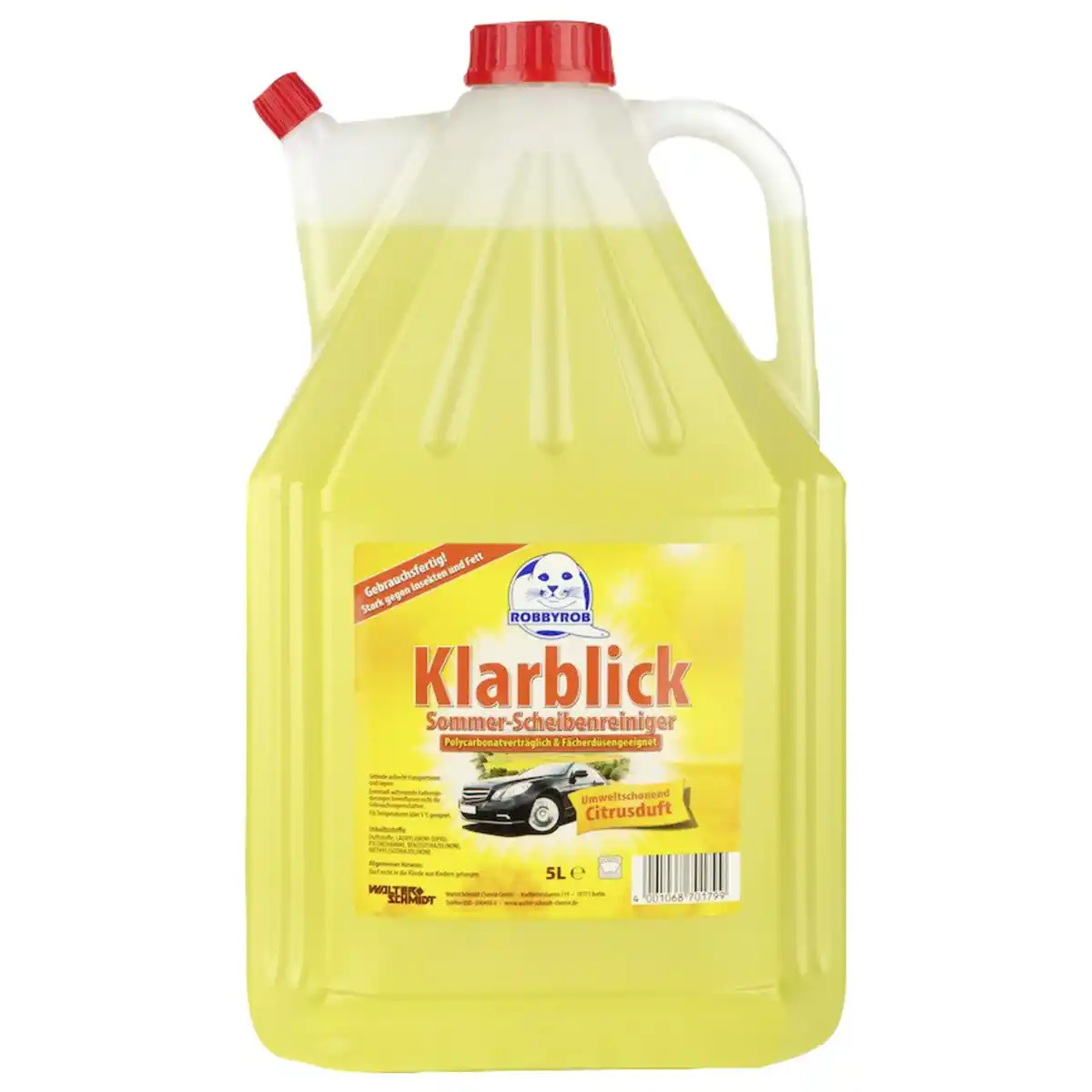 Bild 1 von ROBBYROB Scheibenreiniger, Citrusduft, Inhalt: 5 Liter