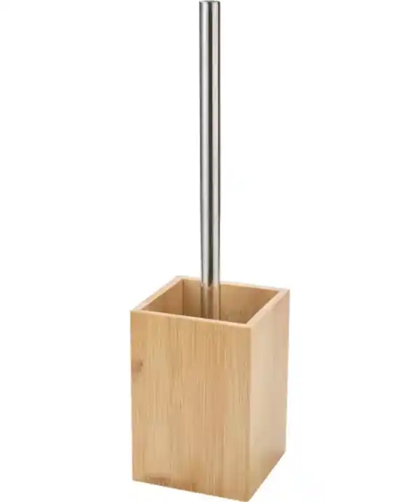 Bild 1 von WC-Bürste mit Holzbehälter, naturfarben