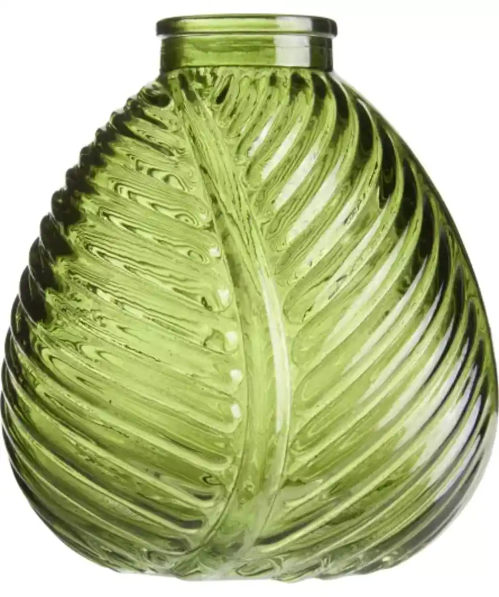 Bild 1 von Herbstliche Glasvase, grün