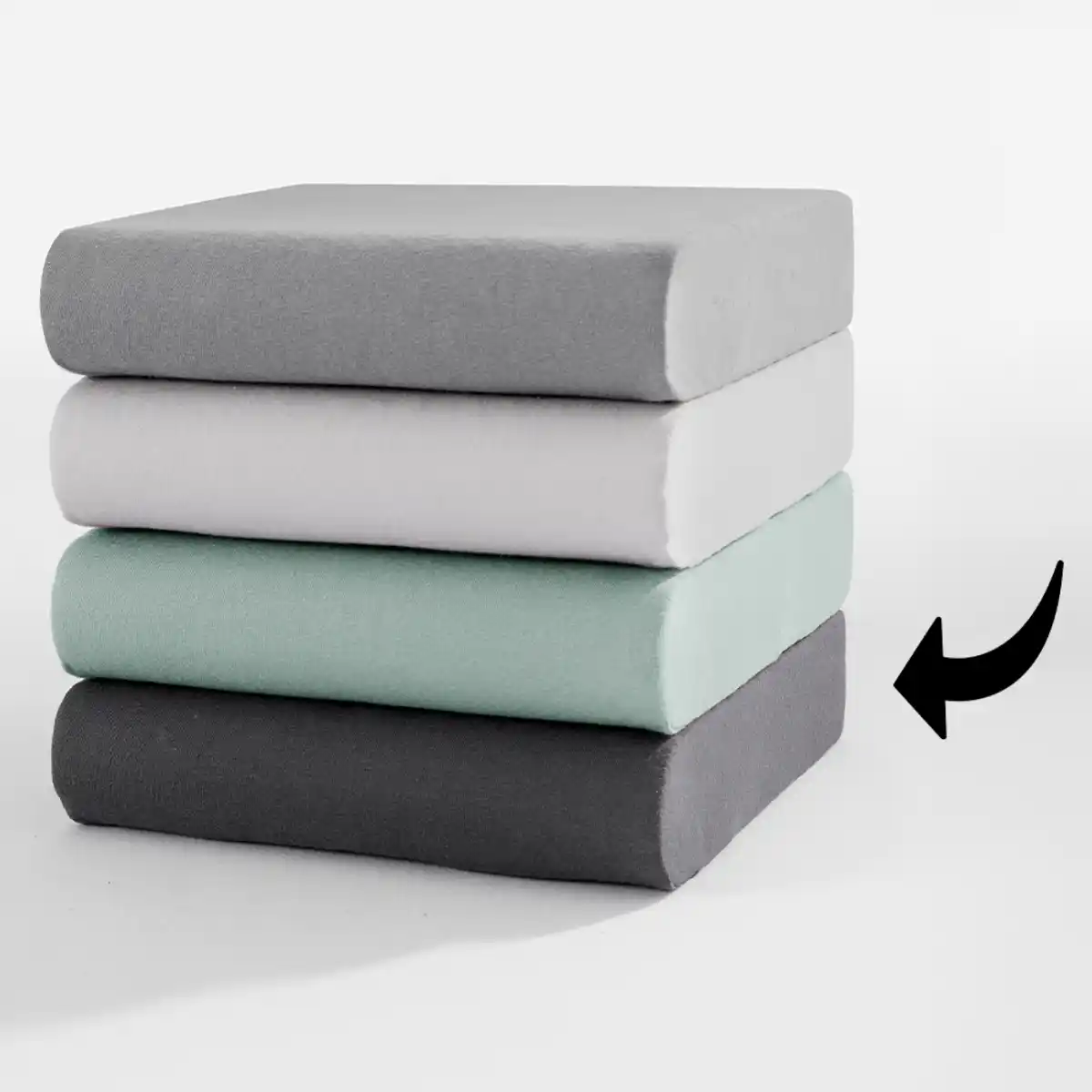 Bild 3 von Mako-Feinjersey Topper-Spannbetttuch - ca. 90 - 100 x 200 cm