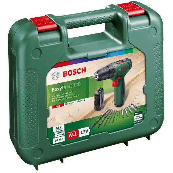 Bild 4 von BOSCH HOME & GARDEN Akku-Zweigang-Bohrschrauber »EasyDrill 1200«, 12 V, inkl. Akku