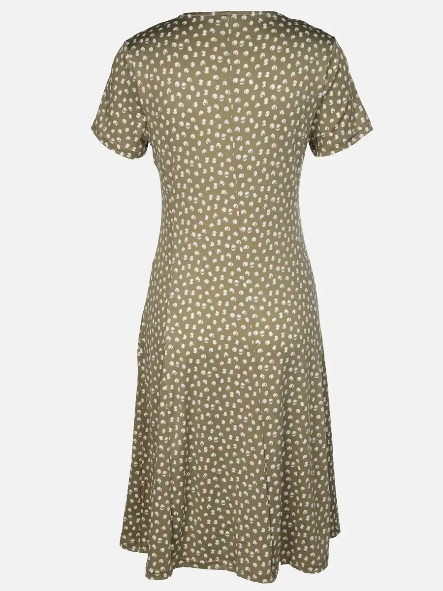 Bild 2 von Damen Jerseykleid mit Alloverprint Oliv