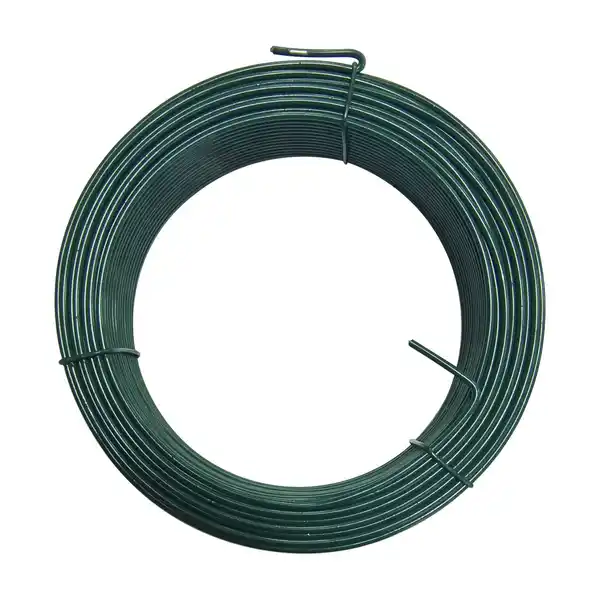 Bild 2 von 14-tlg. Bindedrähte – Metallfarben / Dunkelgrün