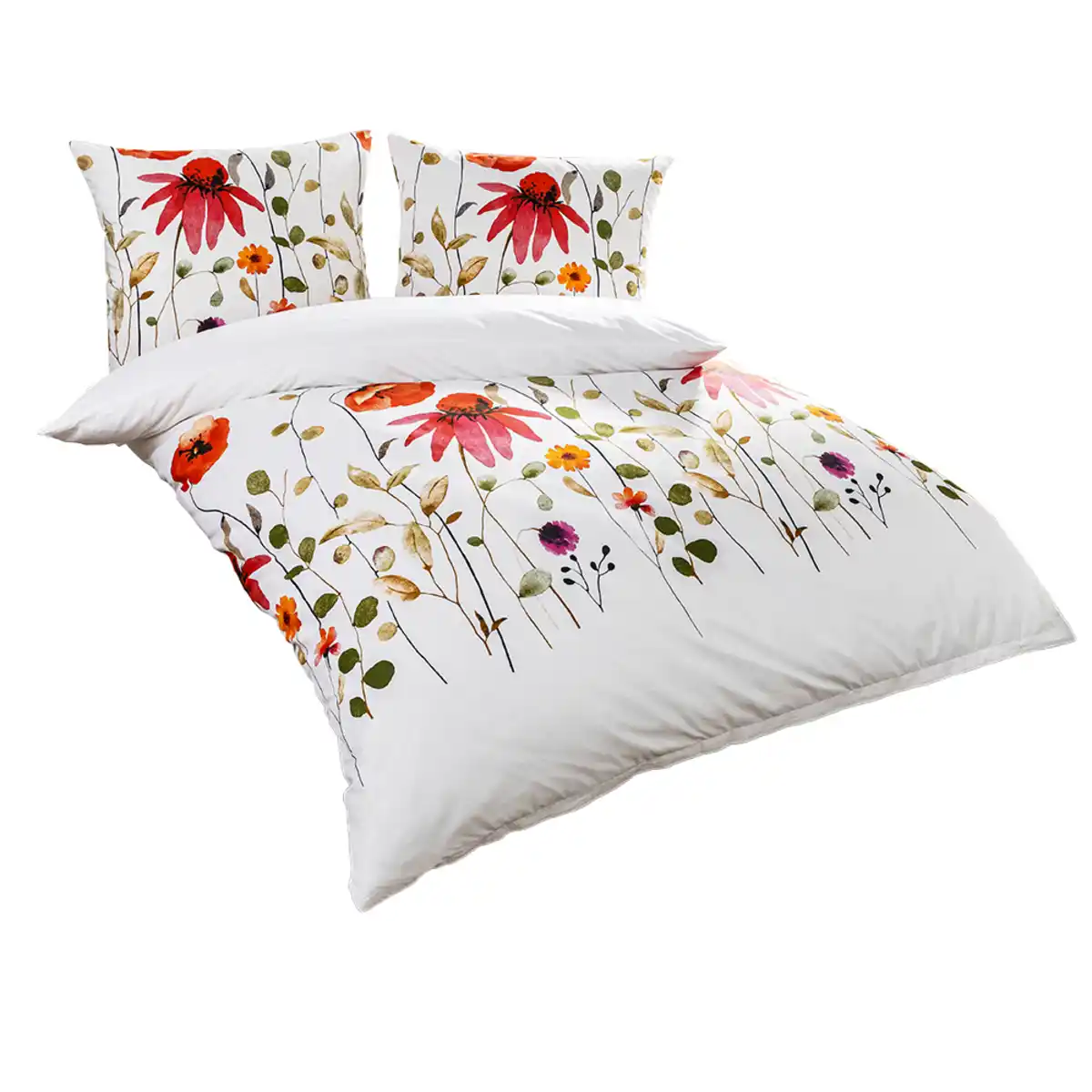 Bild 1 von Edel-Renforcé Bettwäsche, ca. 200x200 /2x 80x80 cm