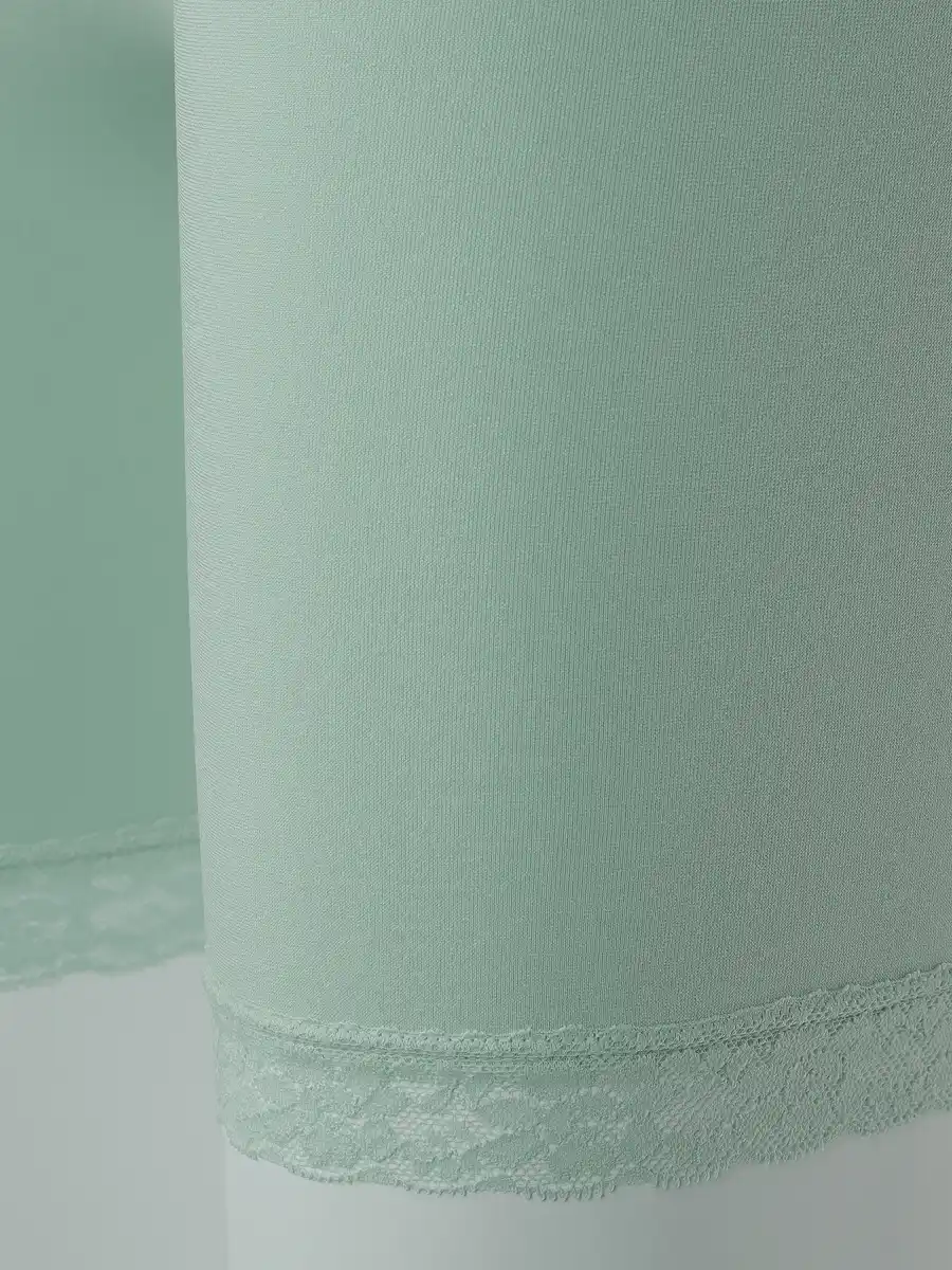 Bild 3 von Damen Longpant mit Spitzenbesatz Türkis