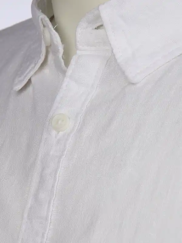 Bild 3 von Herren Leinenhemd Weiß