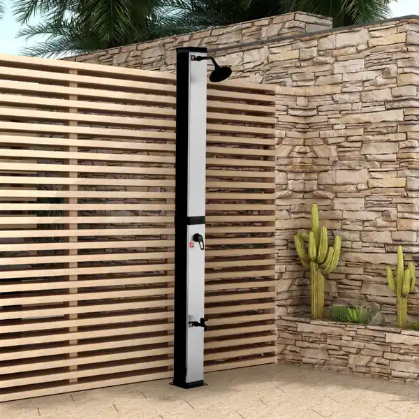 Bild 1 von Home Deluxe Solardusche OLYMP - Gebürstetes Nickel/Schwarz