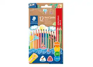 Staedler Jumbo-Buntstifte 12 Stück