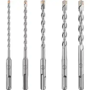 KRAFTRONIC Hammerbohrer-Set »SDS Plus«, 5-tlg., 160mm, Ø 5-12 mm