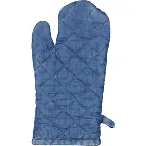 Ofenhandschuh - Blau, Blau, 17x29