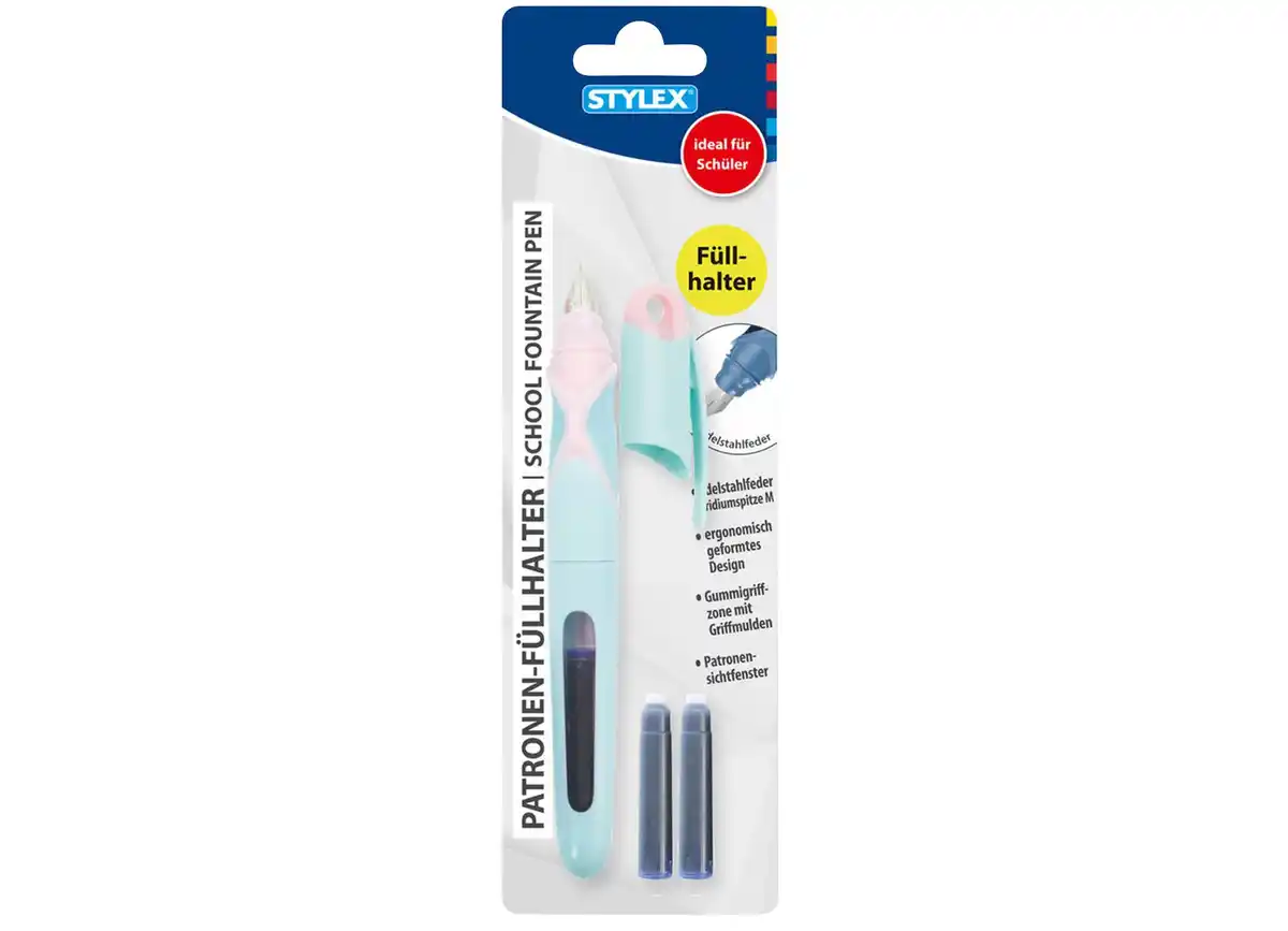 Bild 1 von Patronen-Füllhalter 2 Tintenpatronen