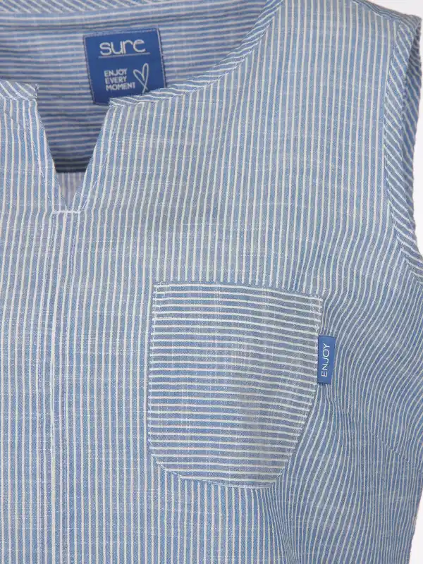 Bild 3 von Damen Top mit zarten Streifen Blau