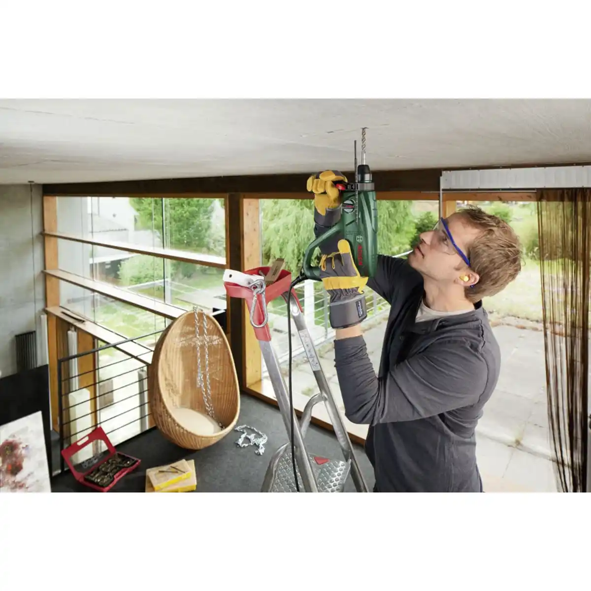 Bild 3 von BOSCH HOME & GARDEN Bohrhammer »PBH 2100 RE«, 550 W, 2300U/min